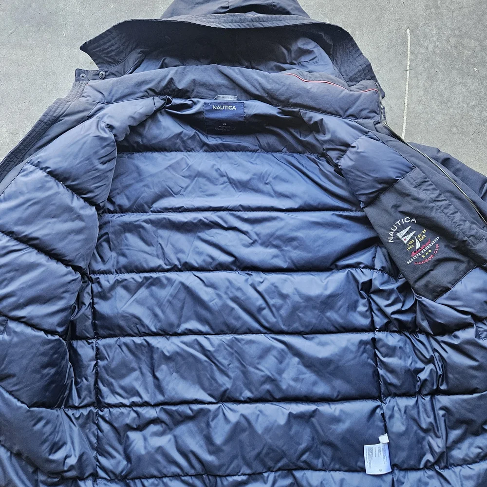 Nautica Men's Navy Hooded Jacket - Picture 3 of 5